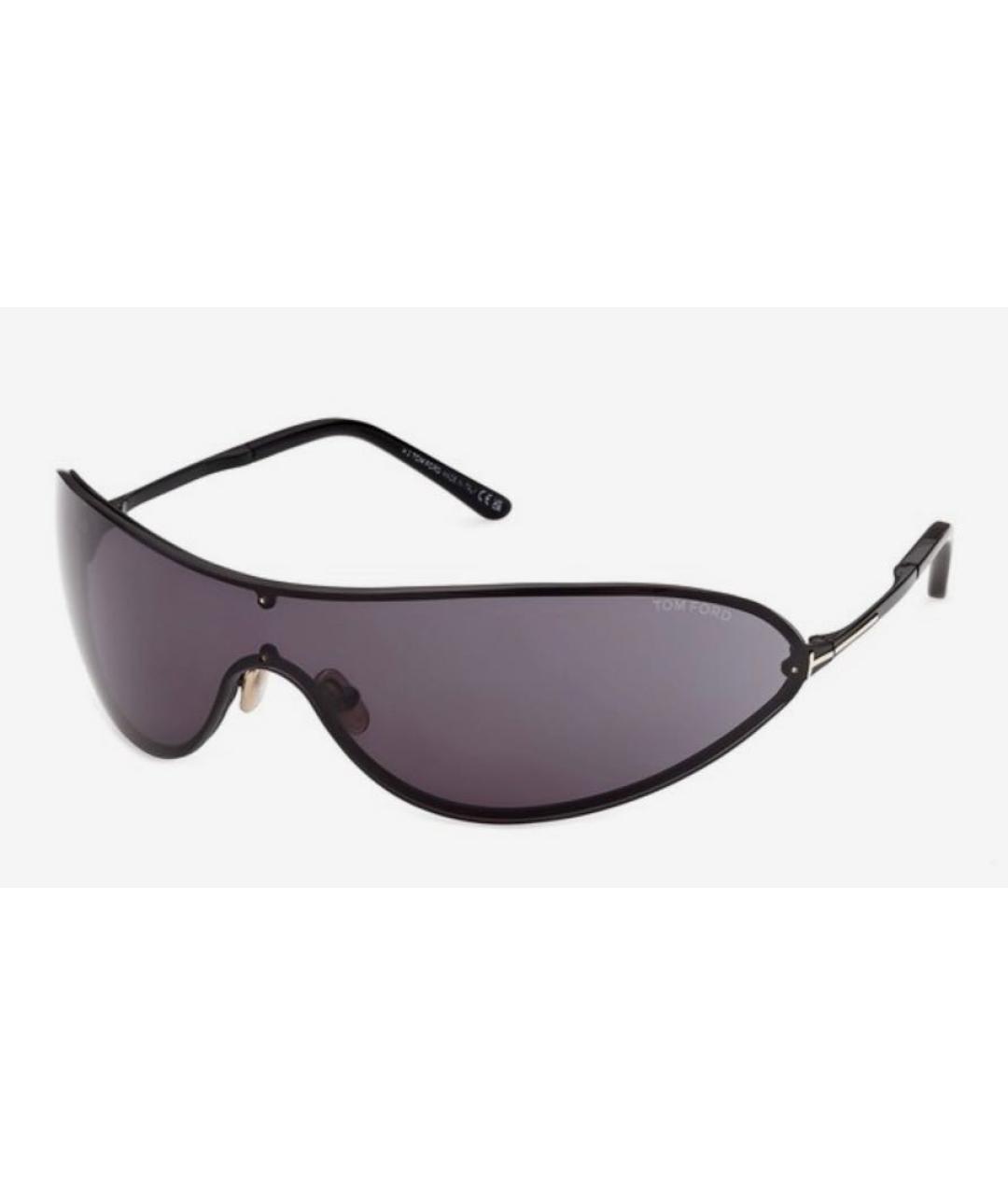 TOM FORD Черные металлические солнцезащитные очки, фото 4