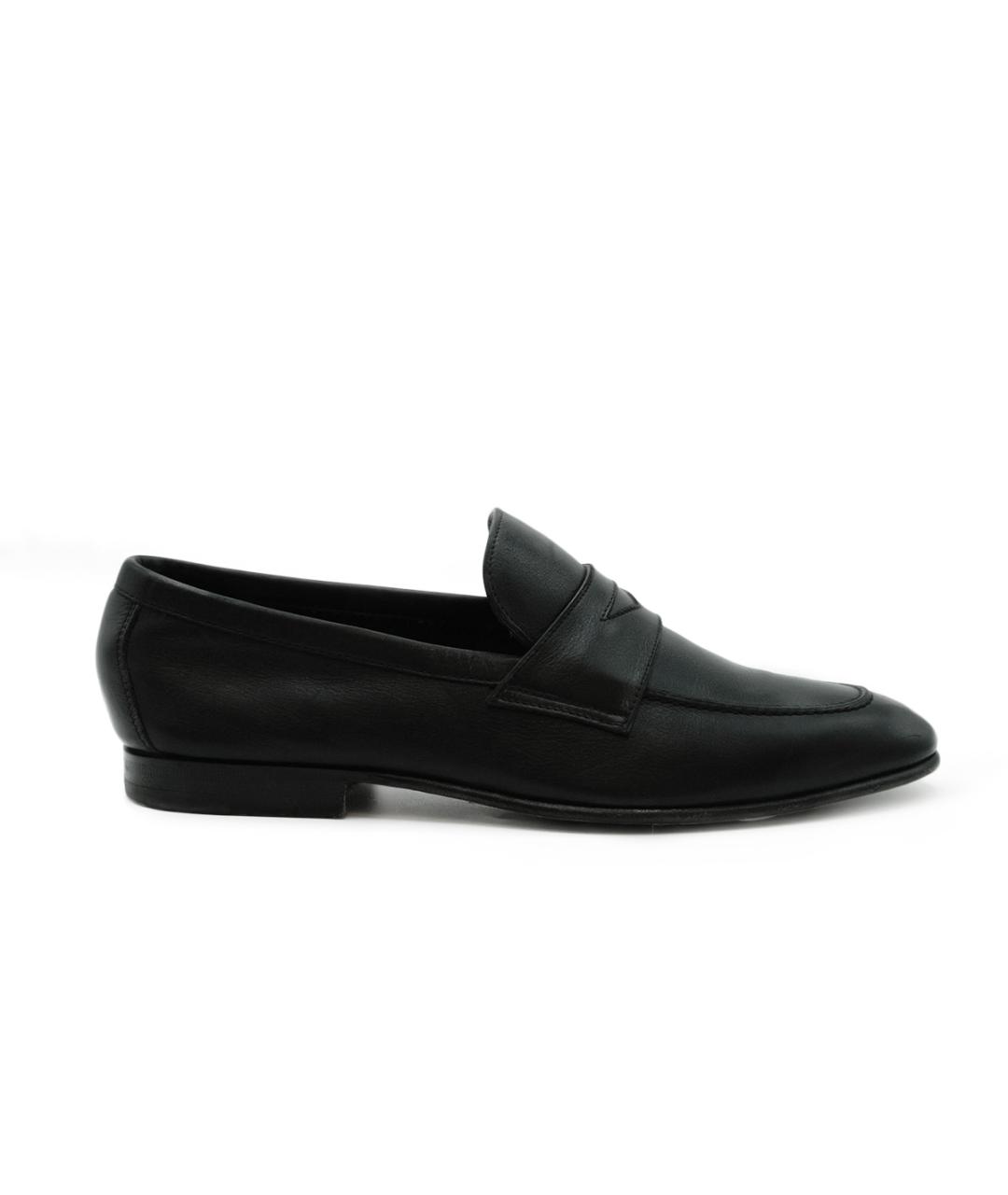 CORNELIANI Черные кожаные лоферы, фото 7