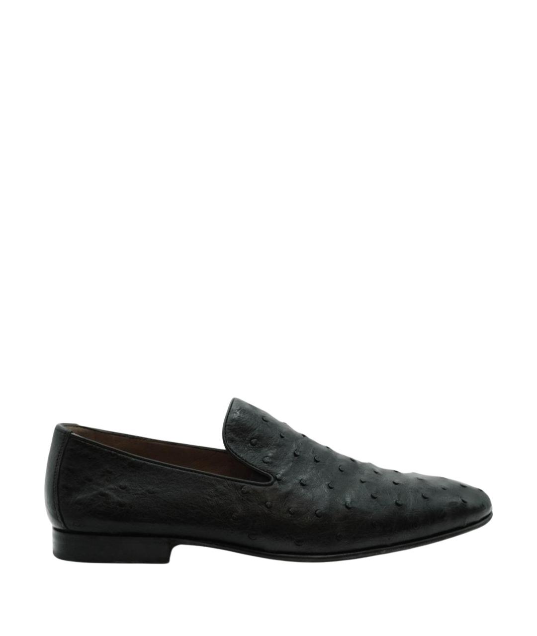 CORNELIANI Черные кожаные лоферы, фото 1