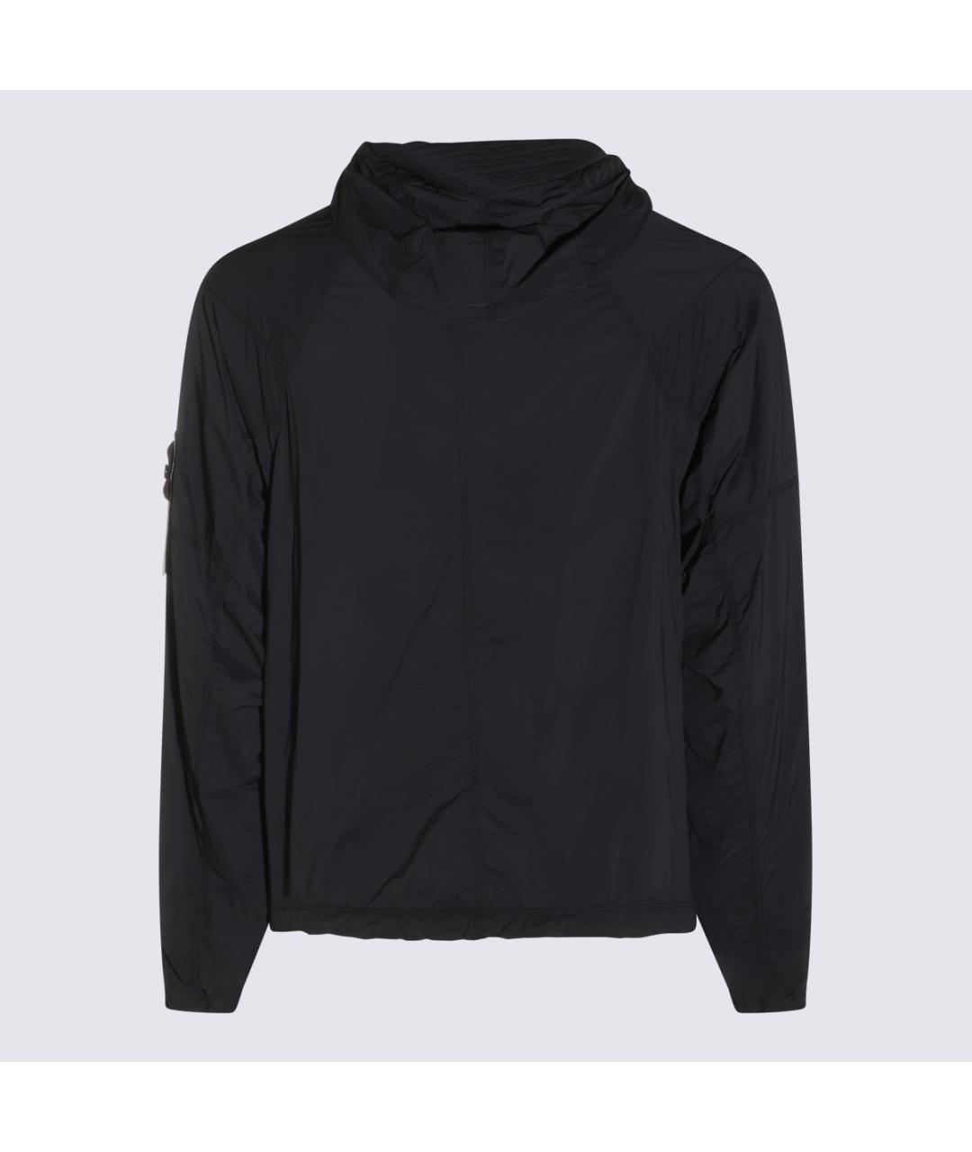 STONE ISLAND Черная полиамидовая куртка, фото 2