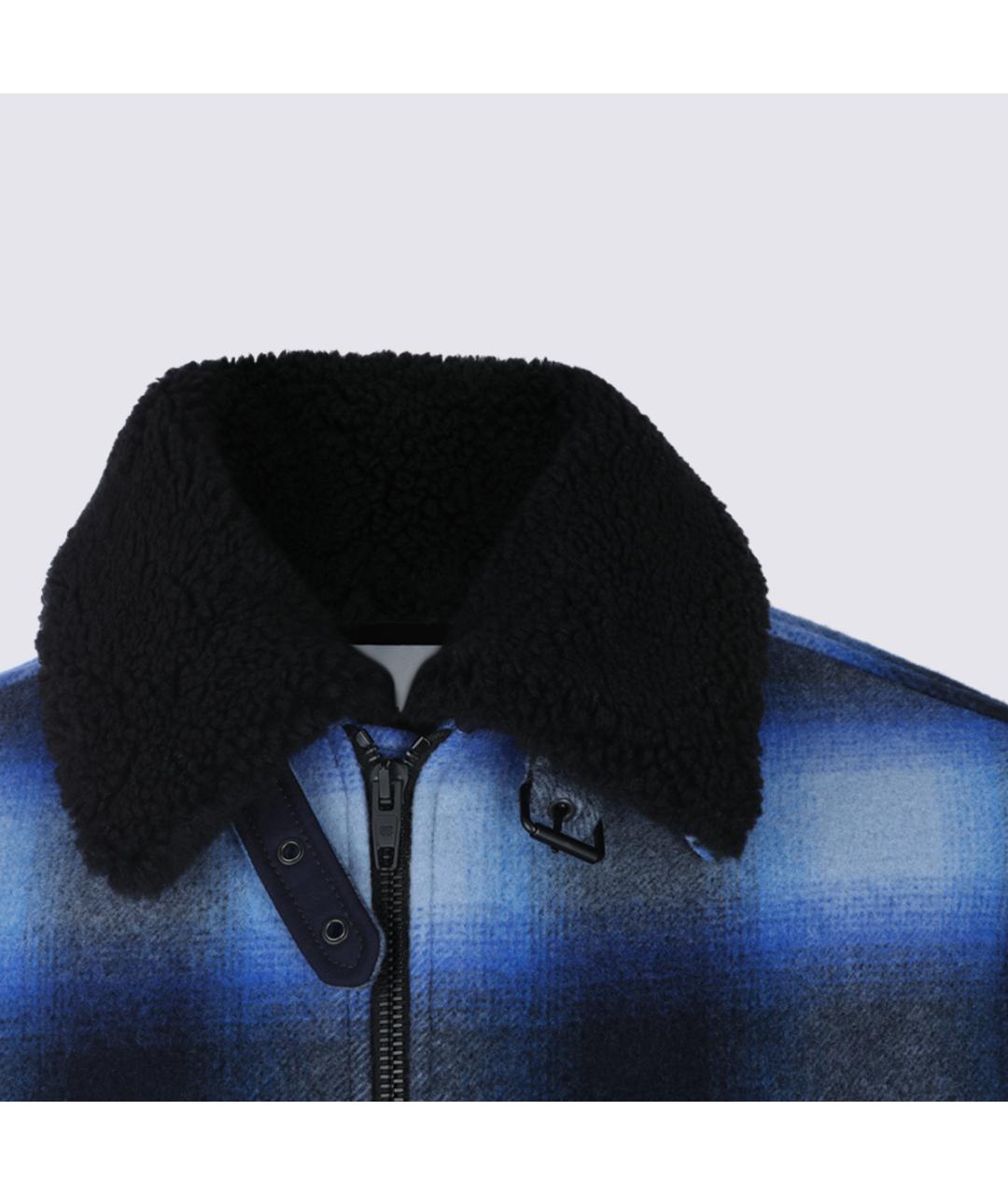 BALENCIAGA Синяя шерстяная куртка, фото 3