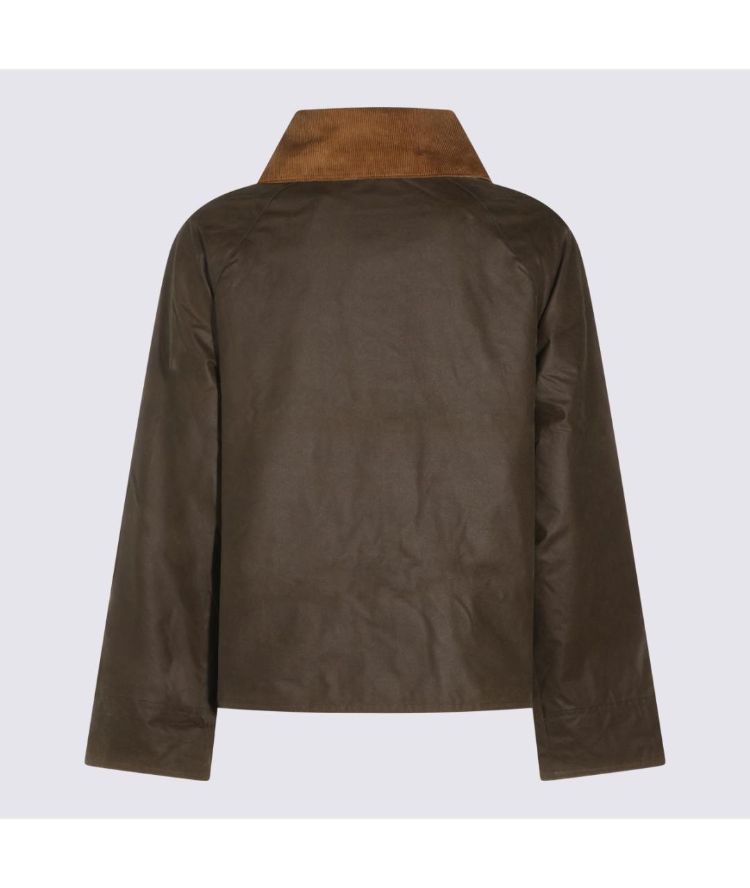 BARBOUR Коричневая хлопковая куртка, фото 2