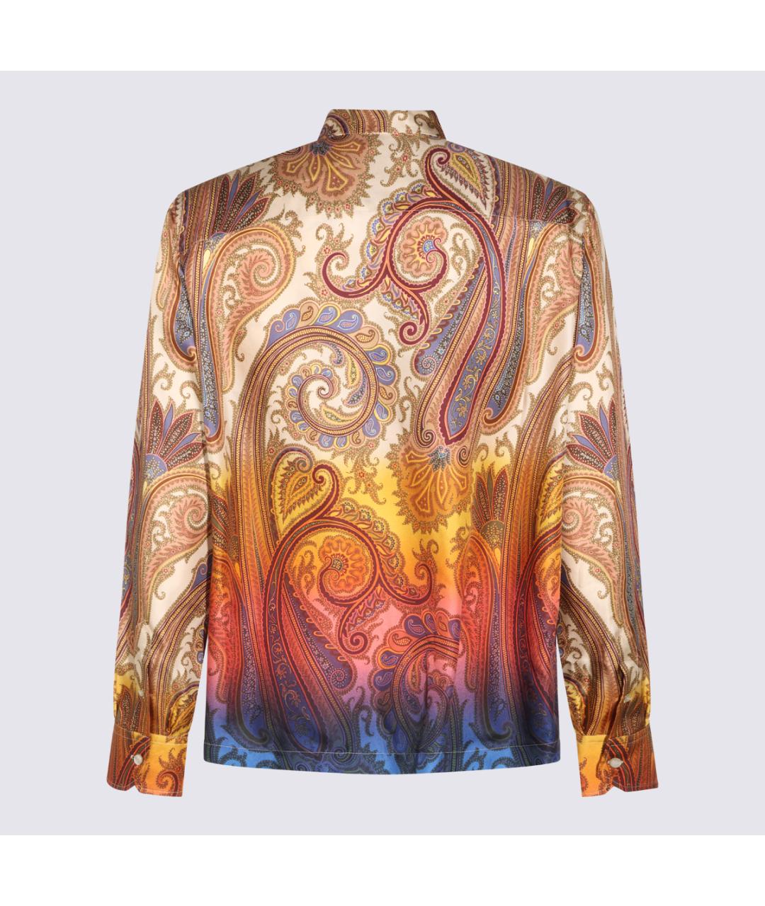 ETRO Мульти шелковая кэжуал рубашка, фото 2