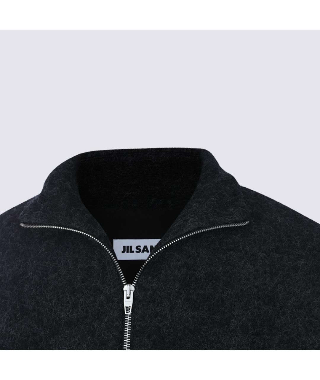JIL SANDER Серая шерстяная куртка, фото 3