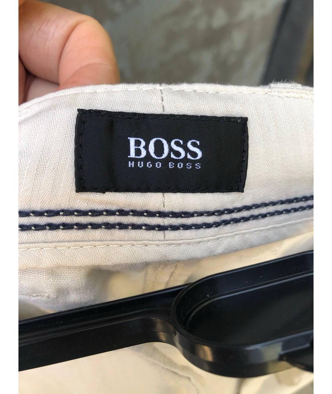 HUGO BOSS Льняные повседневные брюки, фото 3