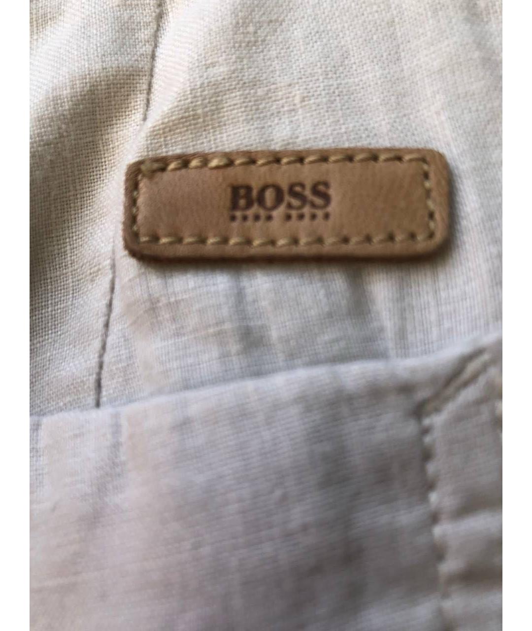 HUGO BOSS Льняные повседневные брюки, фото 8