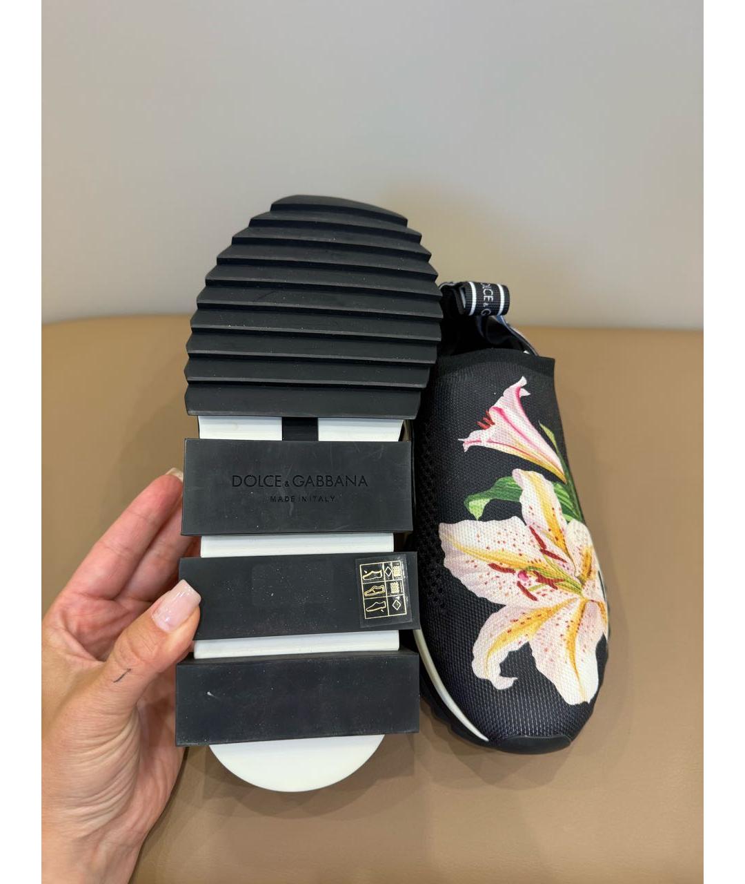 DOLCE&GABBANA Мульти синтетические кроссовки, фото 5