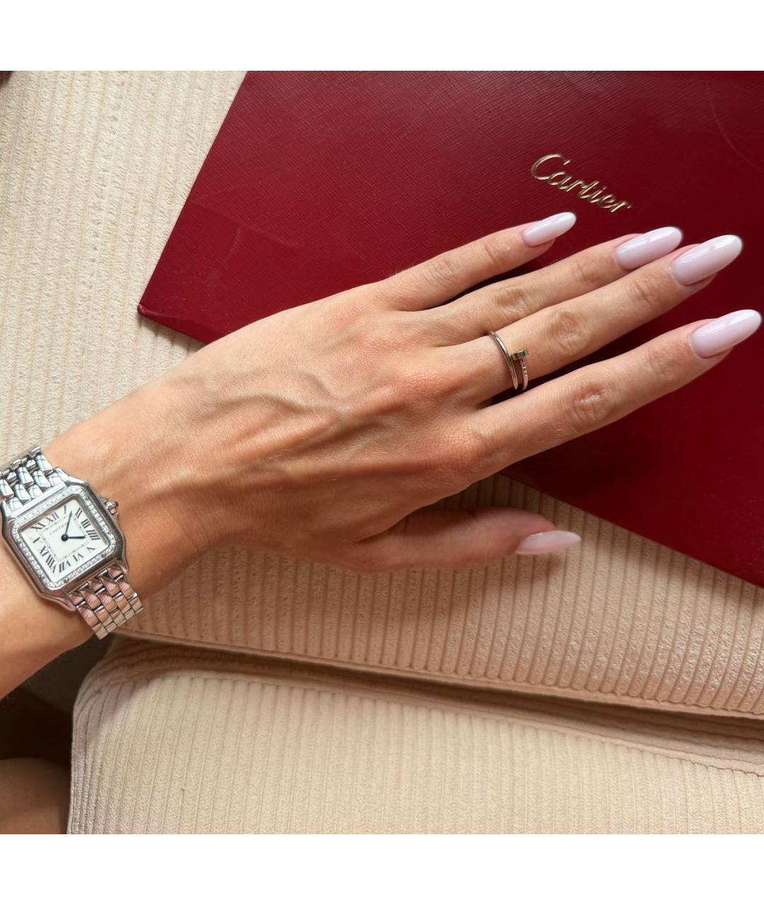 CARTIER Белое кольцо из белого золота, фото 6