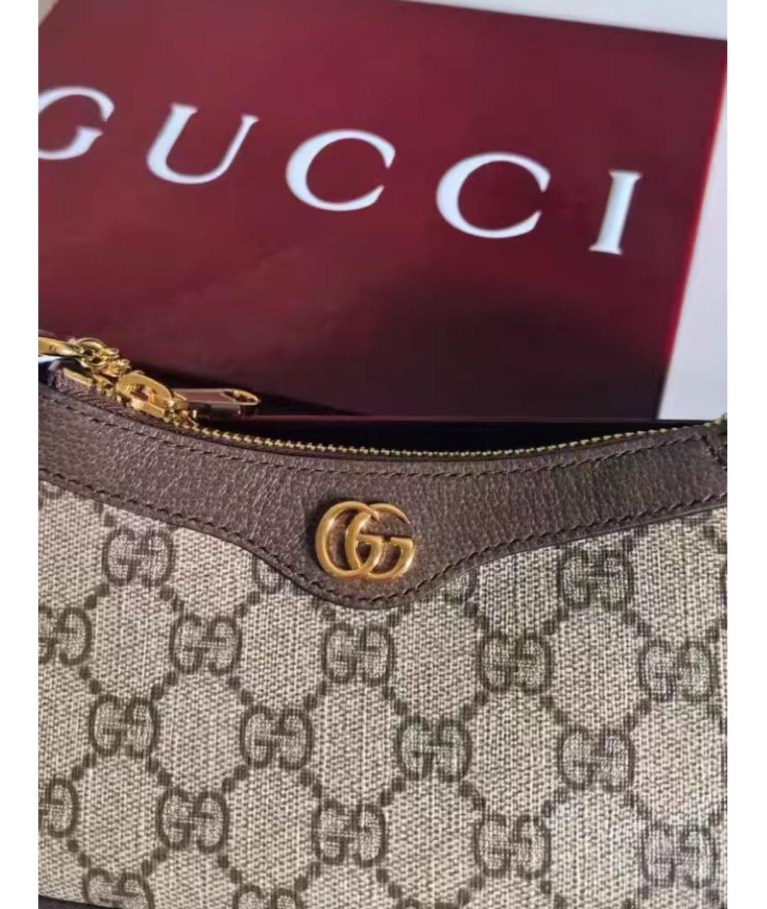 GUCCI Бежевая сумка через плечо, фото 7