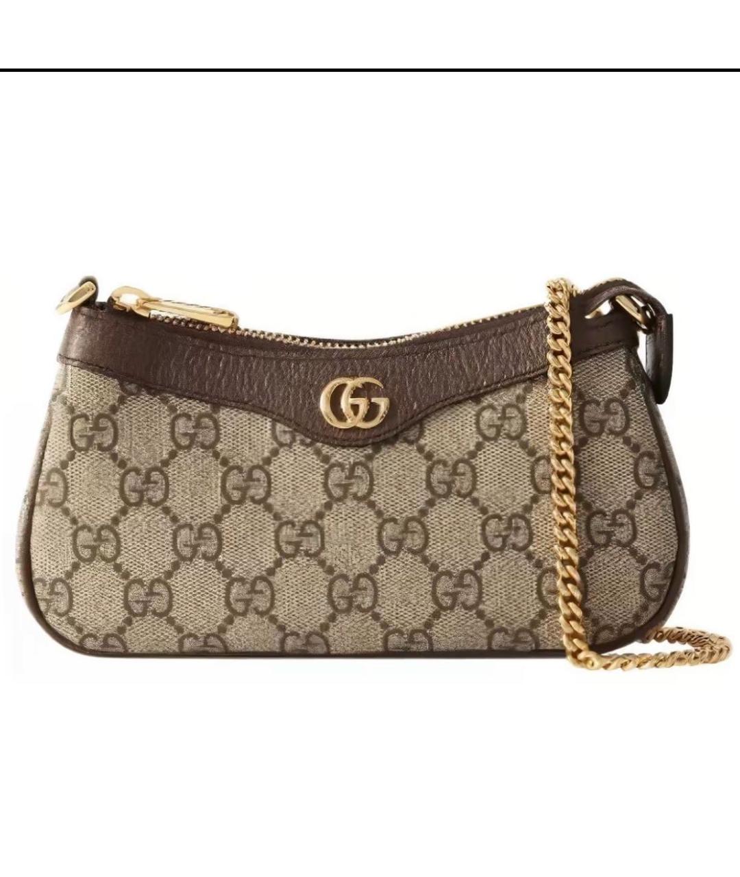 GUCCI Бежевая сумка через плечо, фото 1