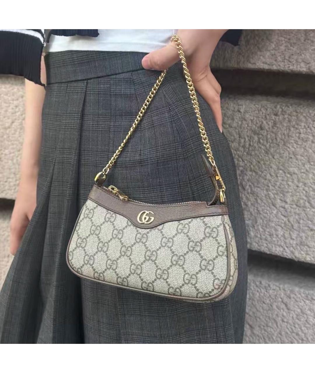 GUCCI Бежевая сумка через плечо, фото 8