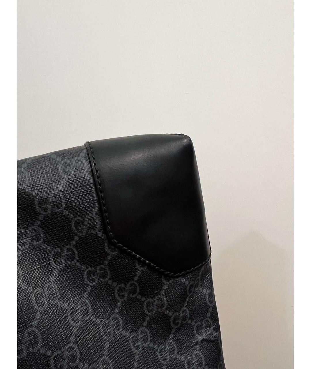 GUCCI Серая канва сумка на плечо, фото 5