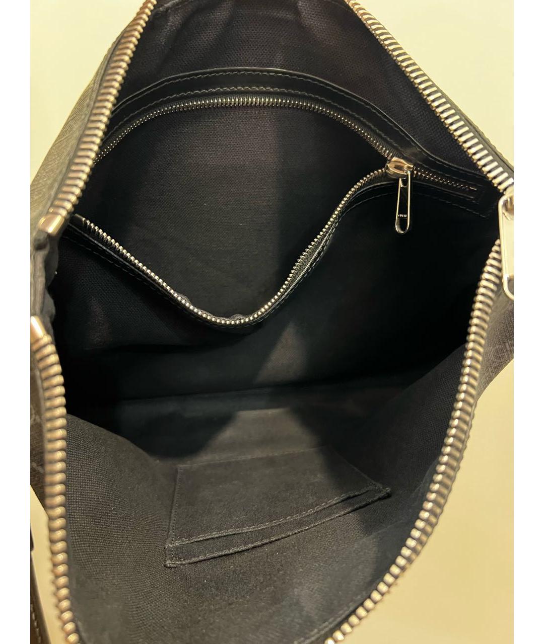 GUCCI Серая канва сумка на плечо, фото 3