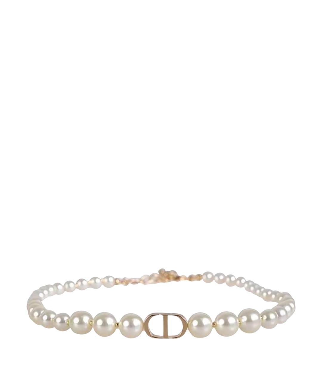 CHRISTIAN DIOR Золотое жемчужное колье, фото 1
