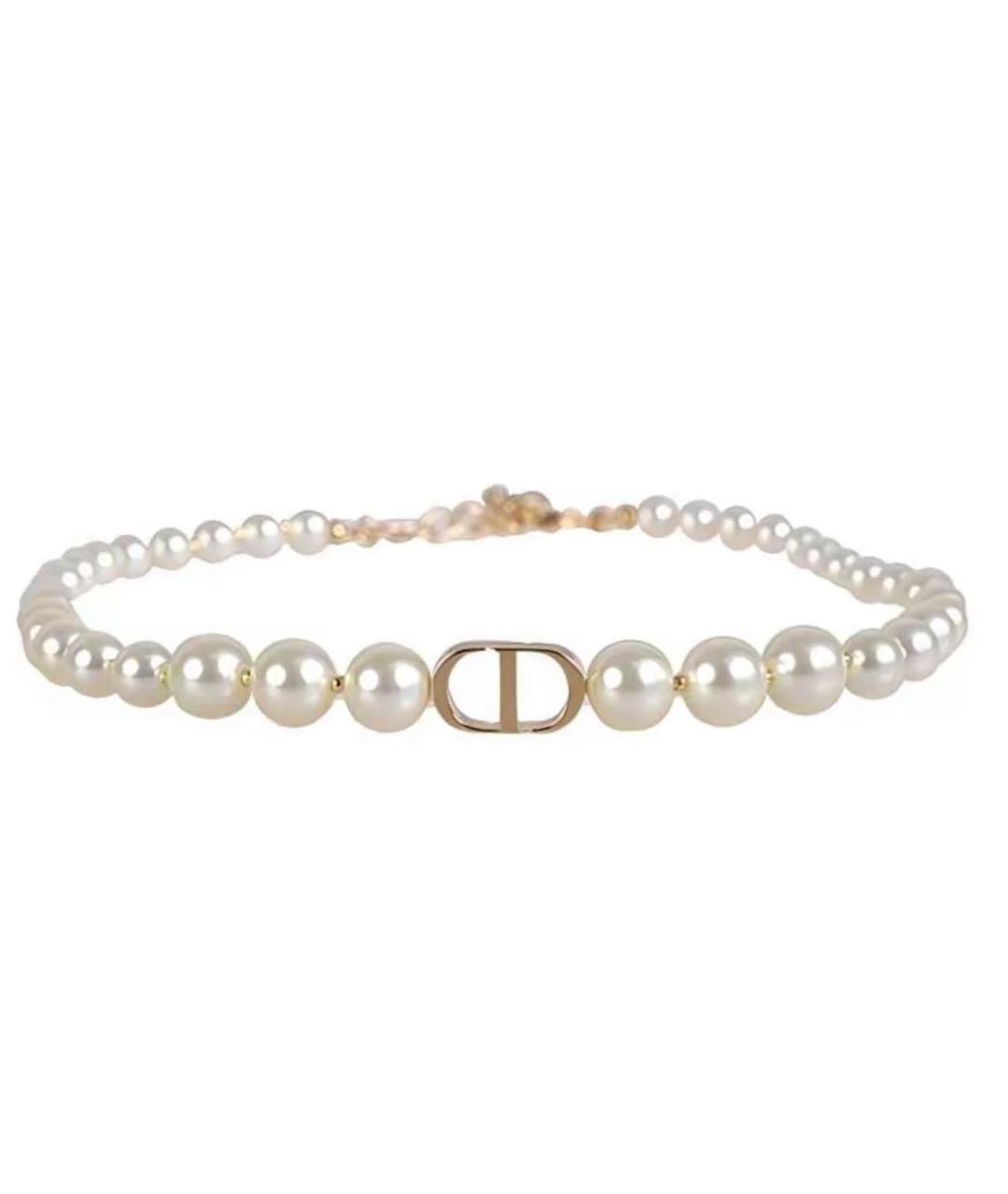 CHRISTIAN DIOR Золотое жемчужное колье, фото 7