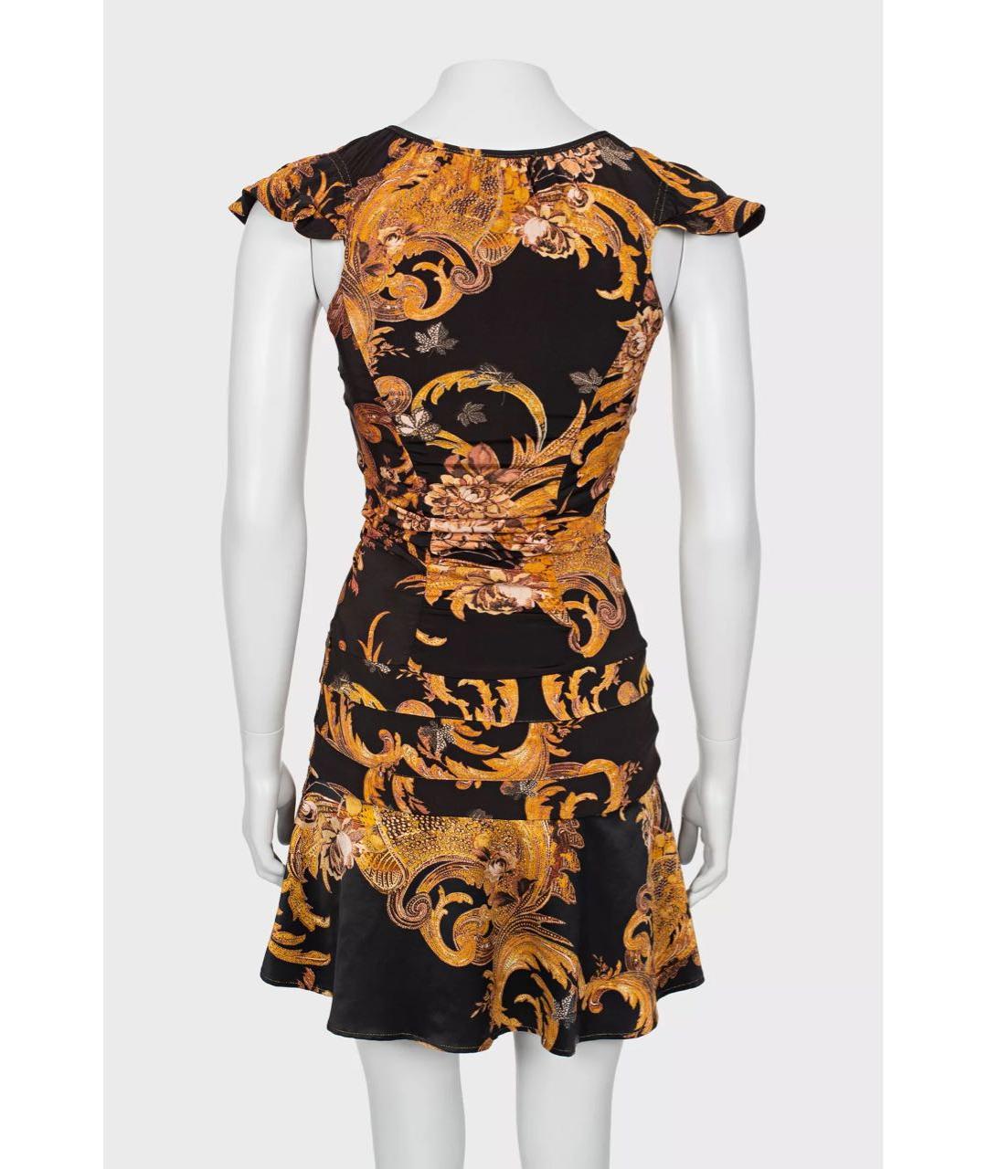 ROBERTO CAVALLI Мульти вискозное коктейльное платье, фото 3