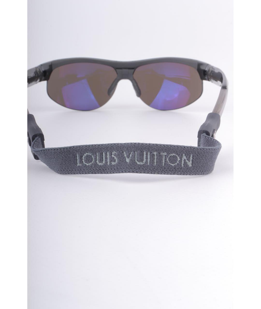 LOUIS VUITTON Черные пластиковые солнцезащитные очки, фото 6