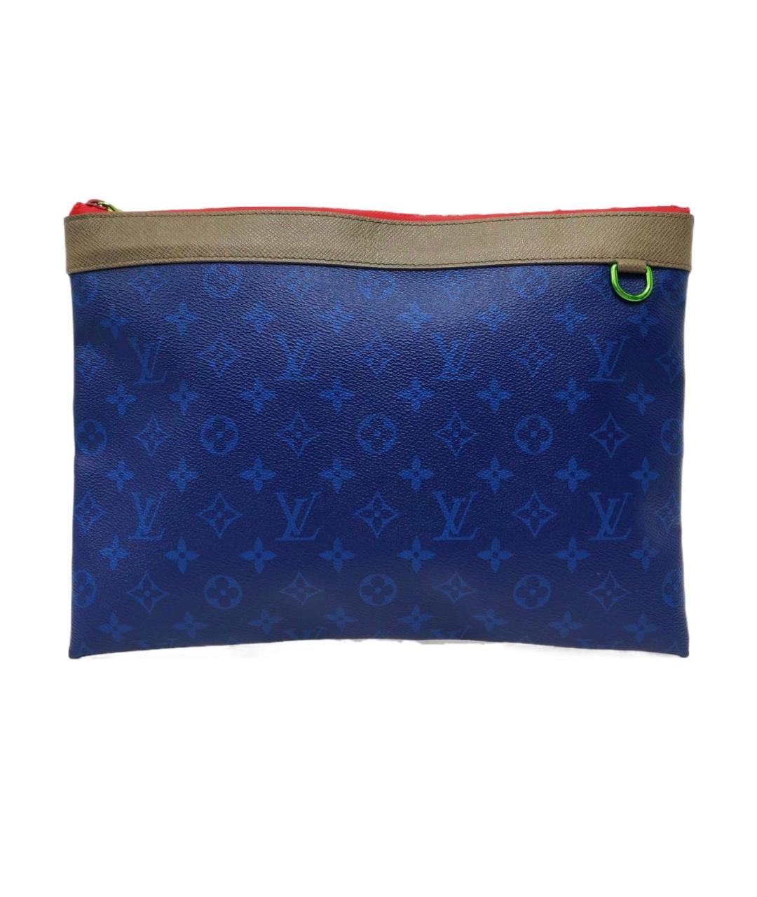 LOUIS VUITTON Синяя канва папка для документов, фото 8