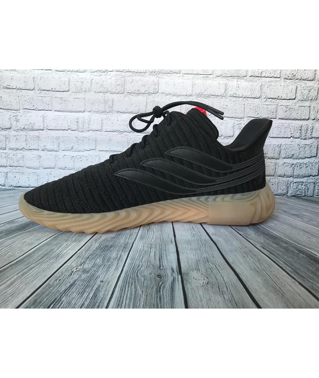 ADIDAS Черные текстильные низкие кроссовки / кеды, фото 6
