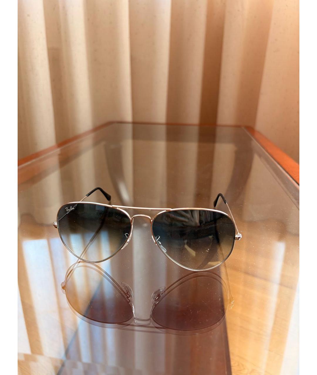 RAY BAN Мульти металлические солнцезащитные очки, фото 5