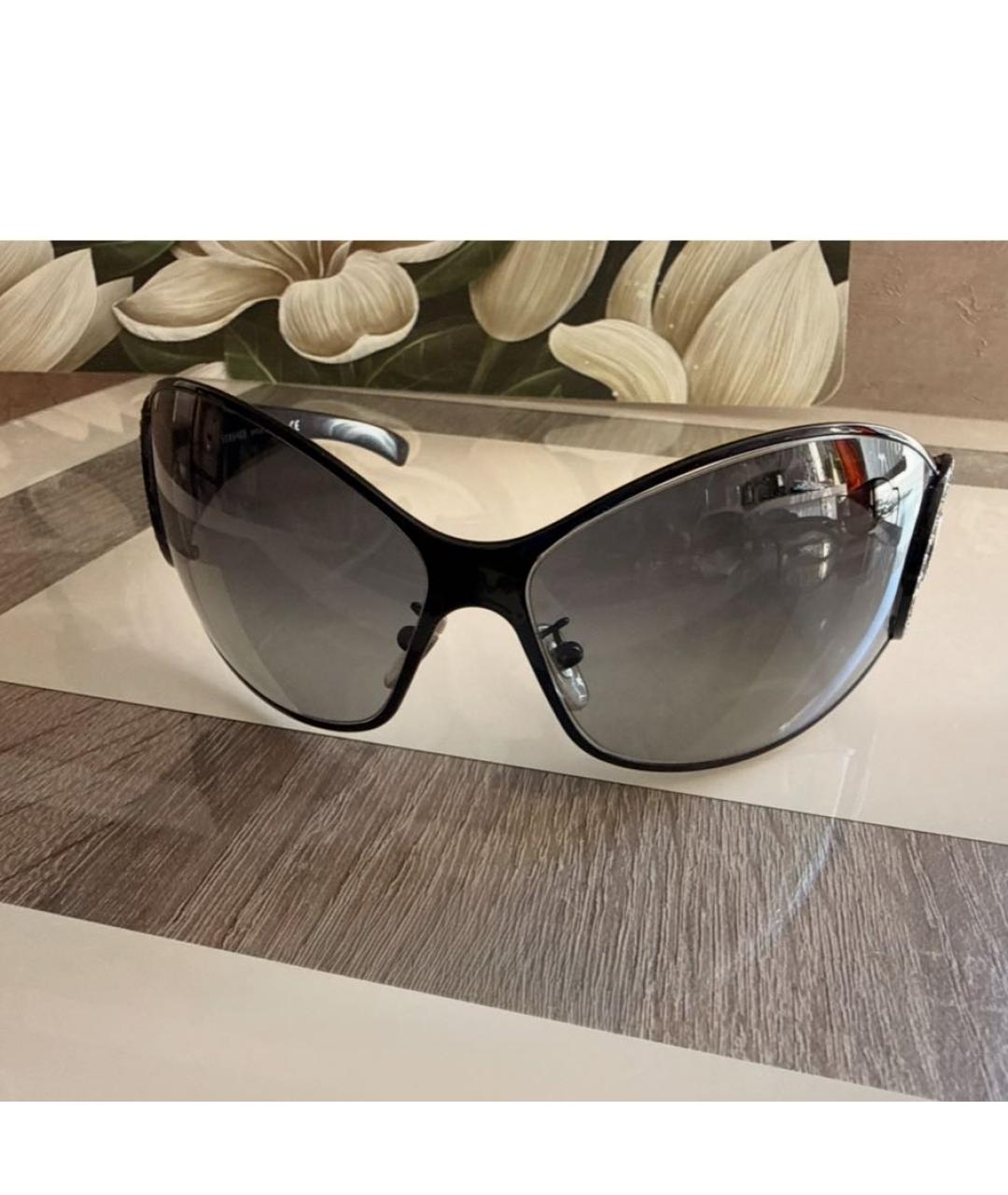 VERSACE Черные солнцезащитные очки, фото 4