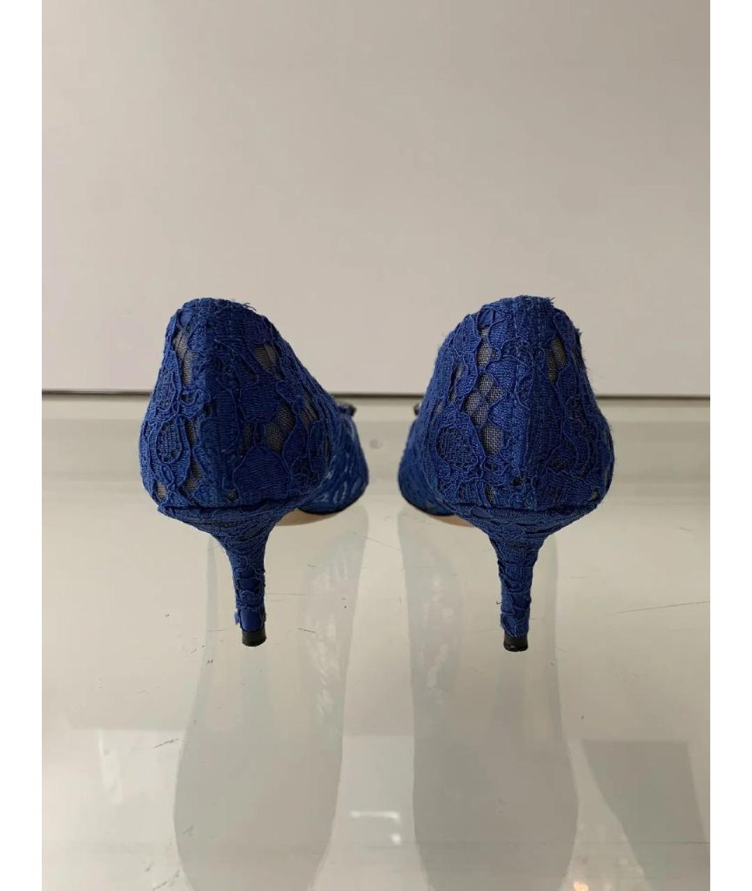 DOLCE&GABBANA Синие туфли, фото 4