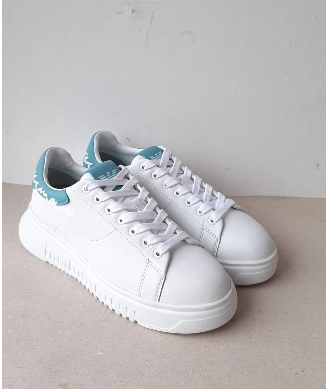 EMPORIO ARMANI Белые кеды, фото 4