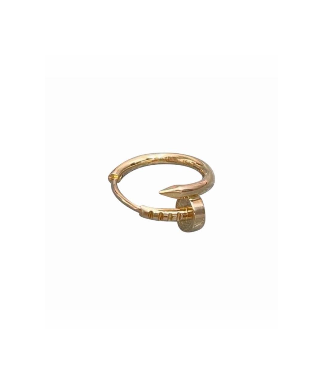 CARTIER Желтые серьги из желтого золота, фото 1