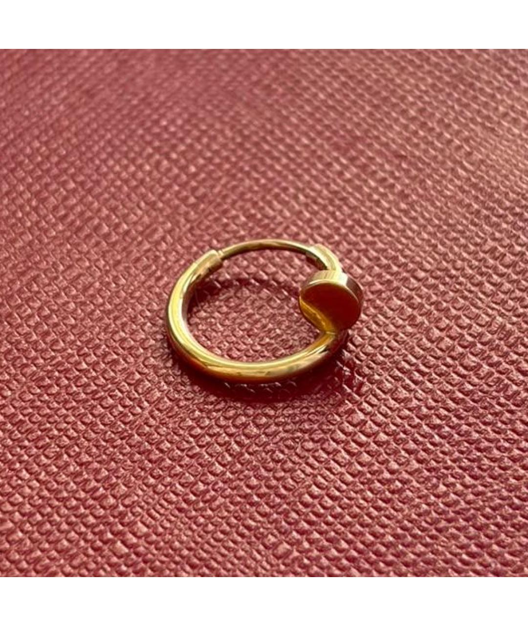 CARTIER Желтые серьги из желтого золота, фото 2