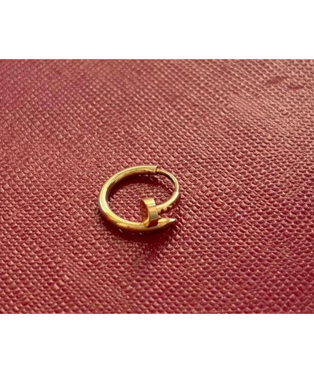 CARTIER Желтые серьги из желтого золота, фото 3