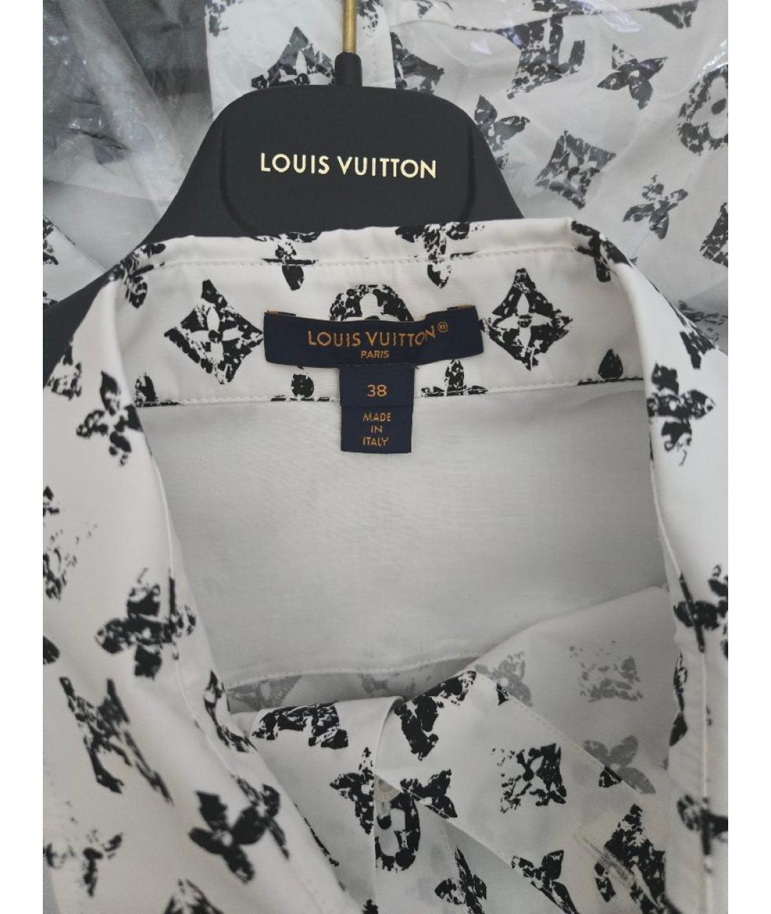 LOUIS VUITTON Белая хлопковая рубашка, фото 5