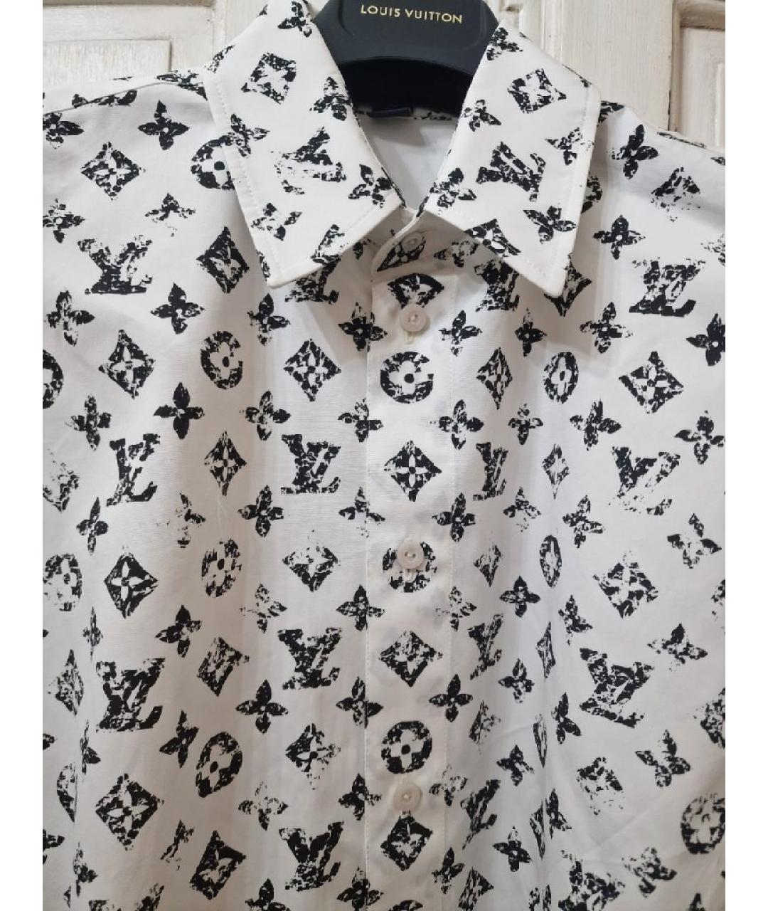 LOUIS VUITTON Белая хлопковая рубашка, фото 3