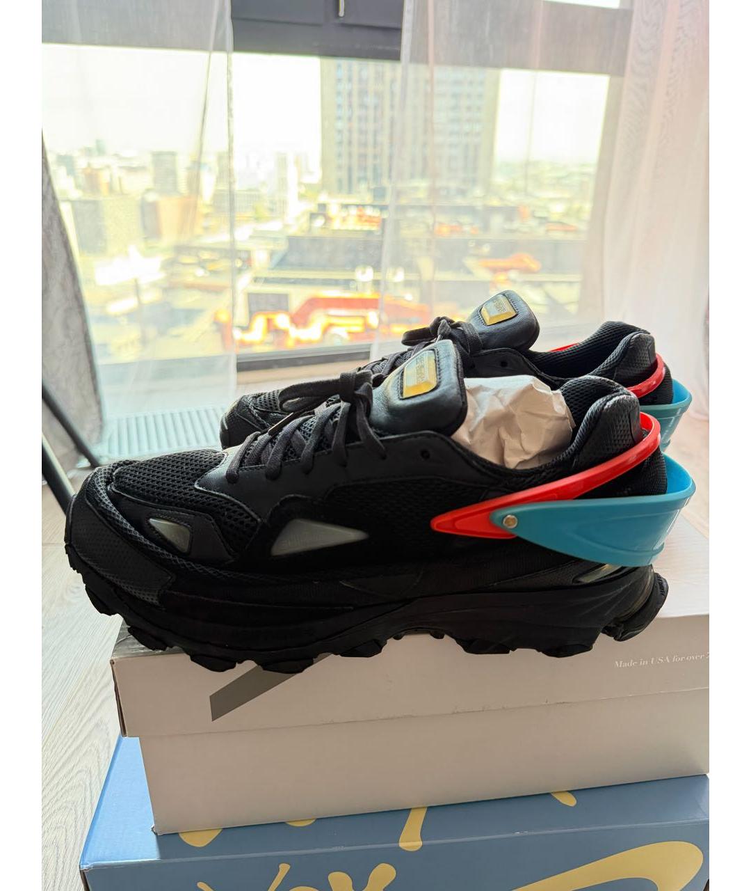 ADIDAS X RAF SIMONS Черные низкие кроссовки / кеды, фото 7