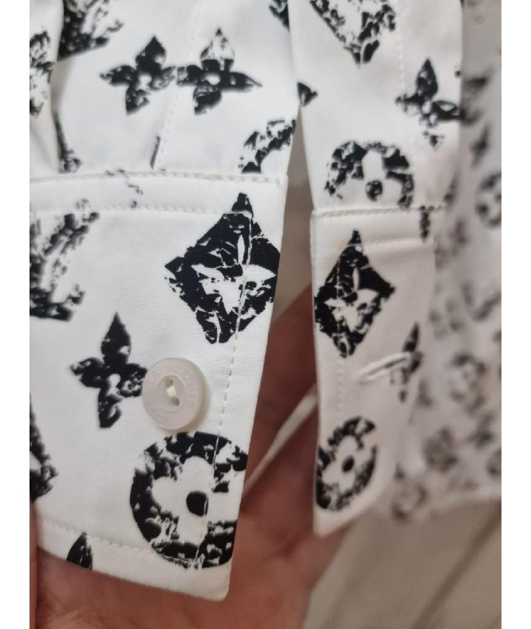 LOUIS VUITTON Белая хлопковая рубашка, фото 4
