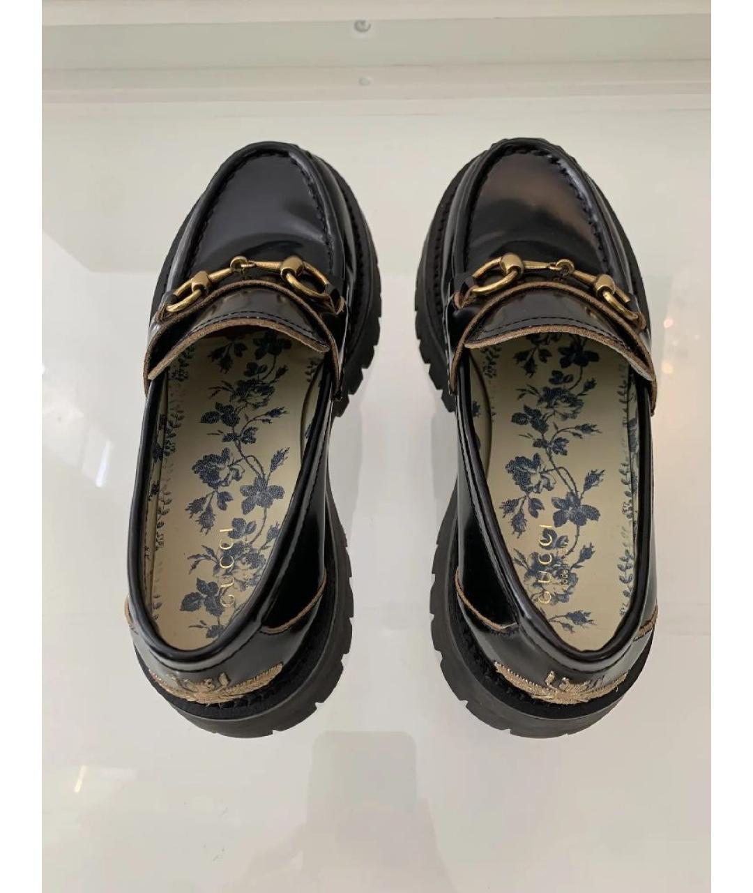 DOLCE&GABBANA Черные кожаные лоферы, фото 3