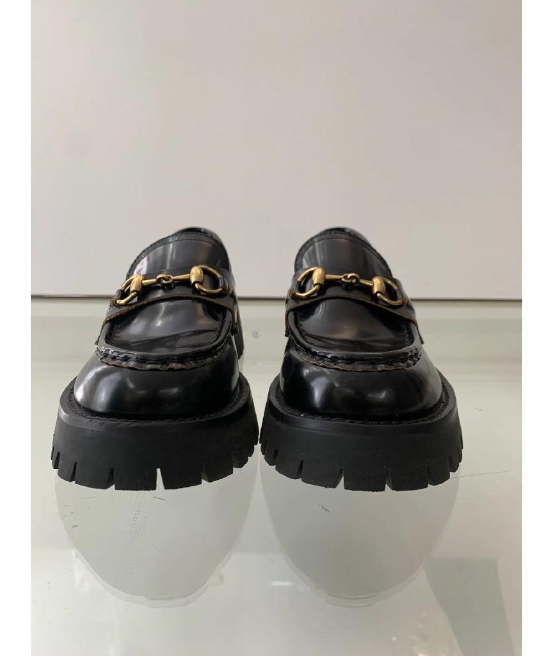DOLCE&GABBANA Черные кожаные лоферы, фото 5