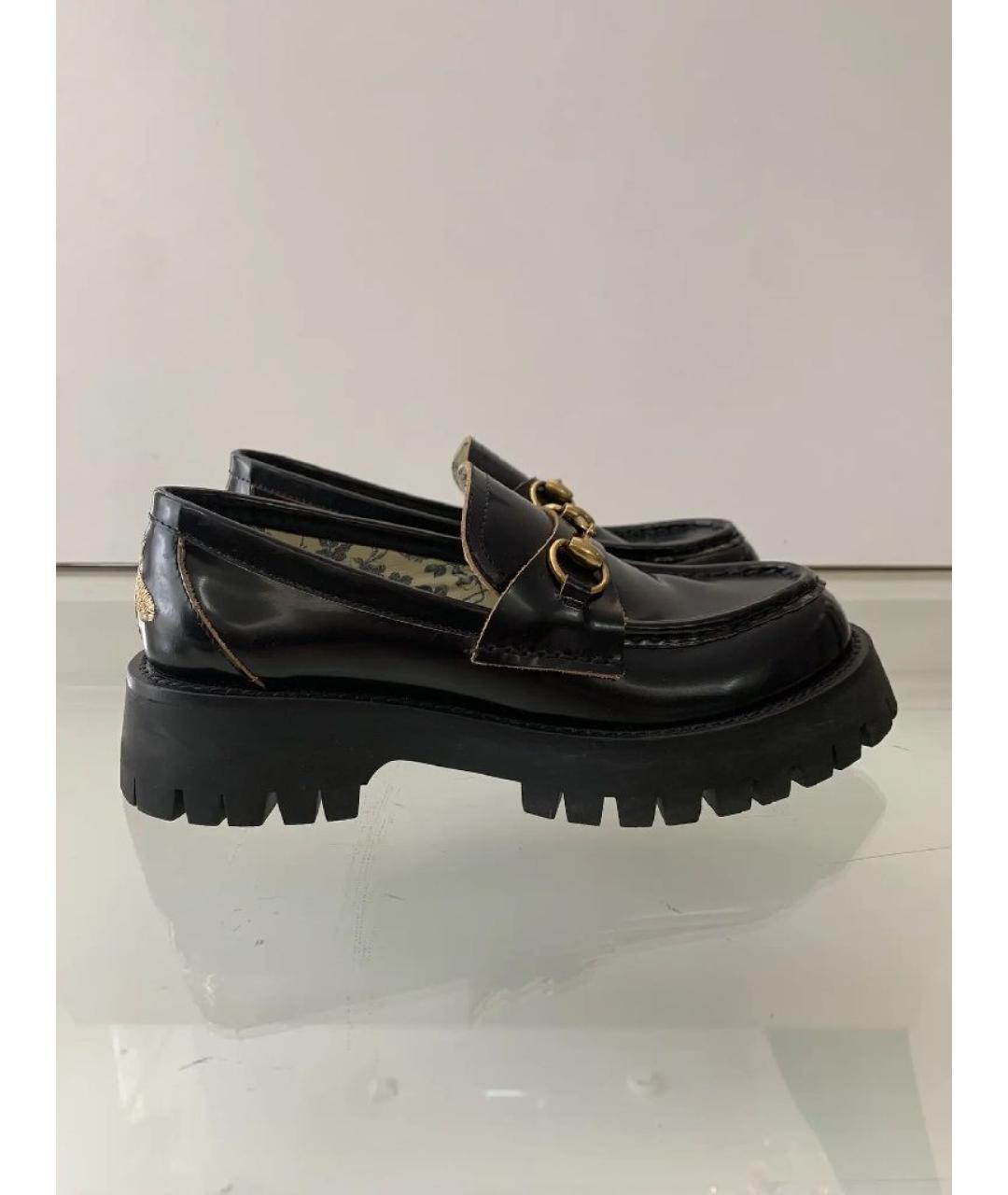 DOLCE&GABBANA Черные кожаные лоферы, фото 10
