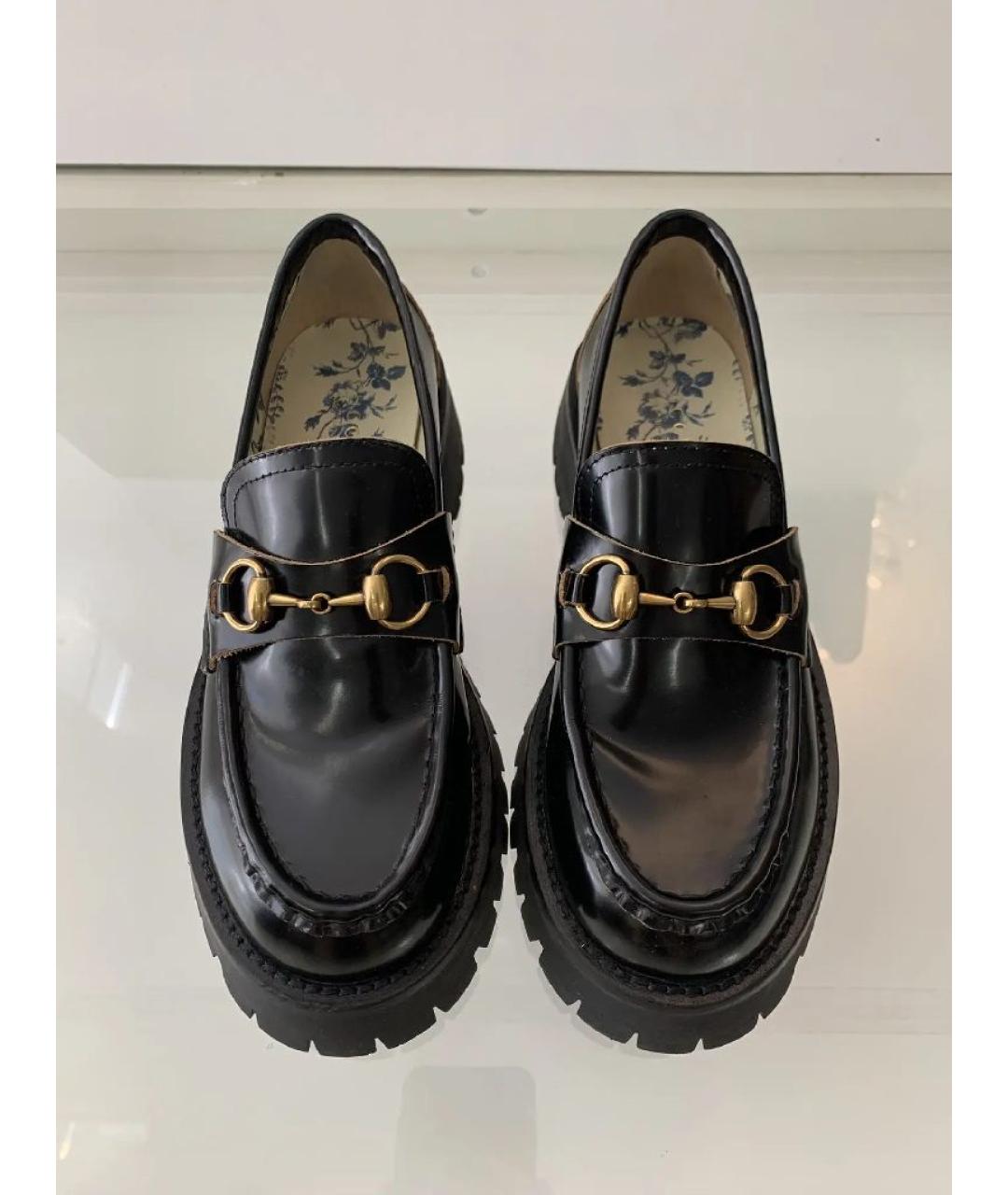 DOLCE&GABBANA Черные кожаные лоферы, фото 2
