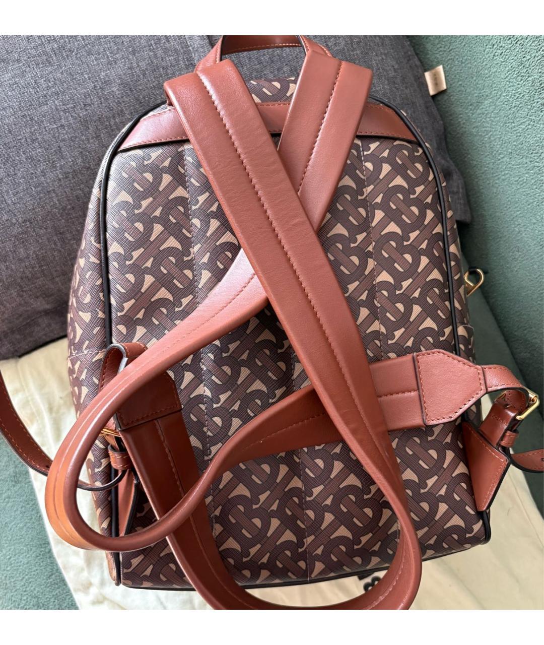BURBERRY Коричневый рюкзак, фото 6