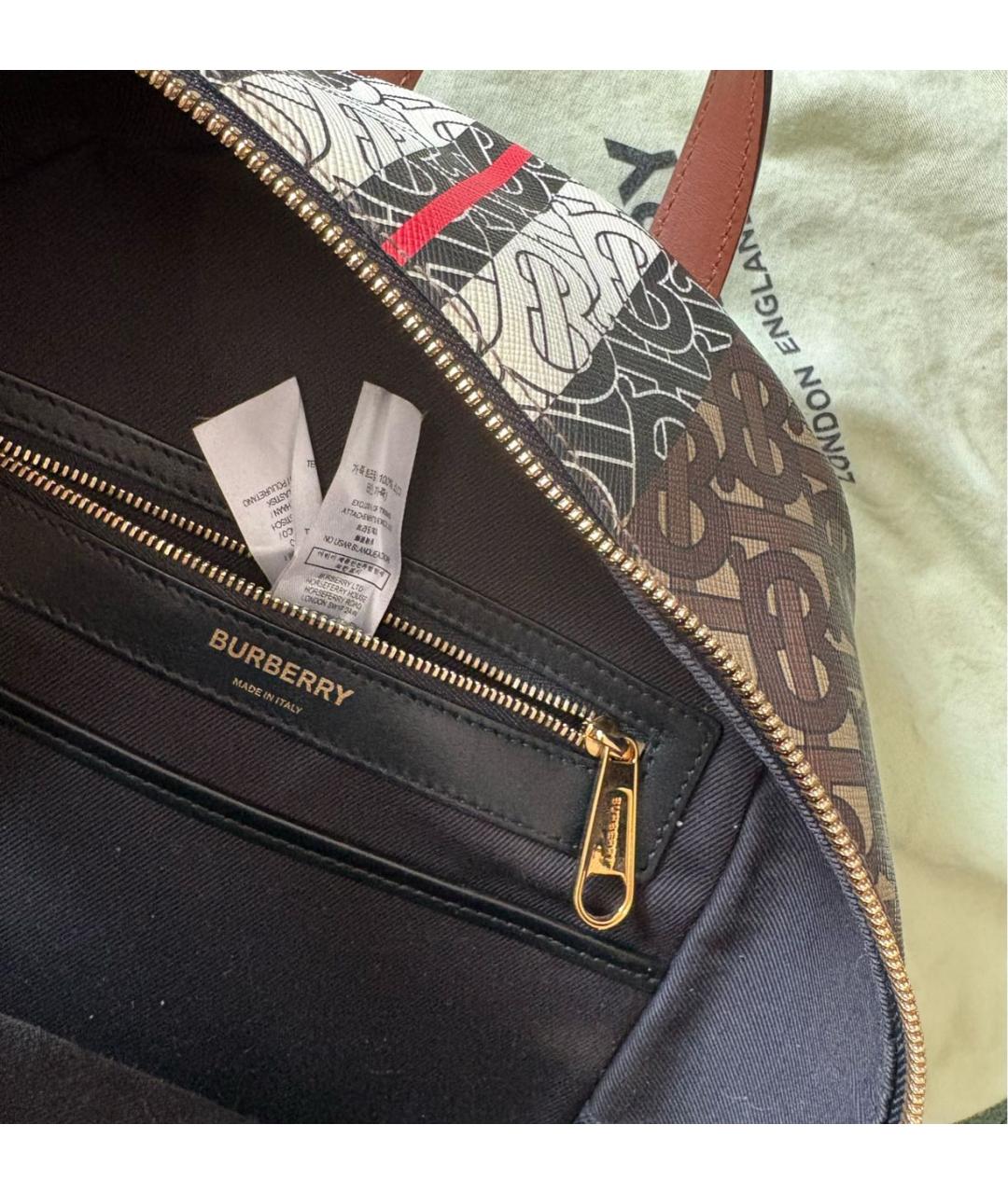 BURBERRY Коричневый рюкзак, фото 5