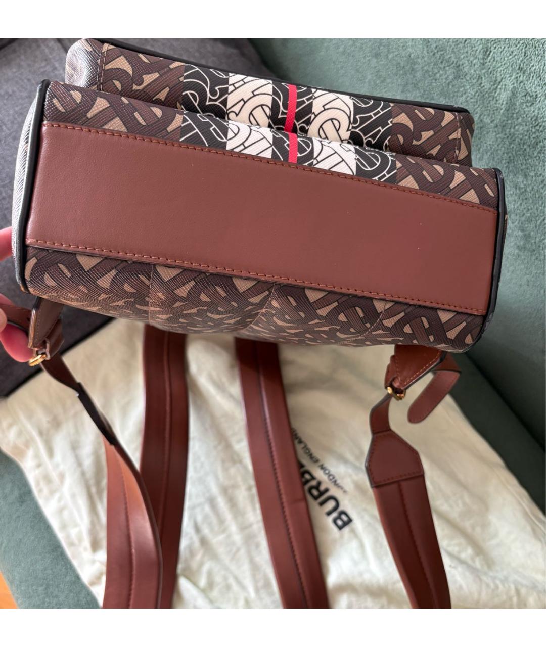 BURBERRY Коричневый рюкзак, фото 4