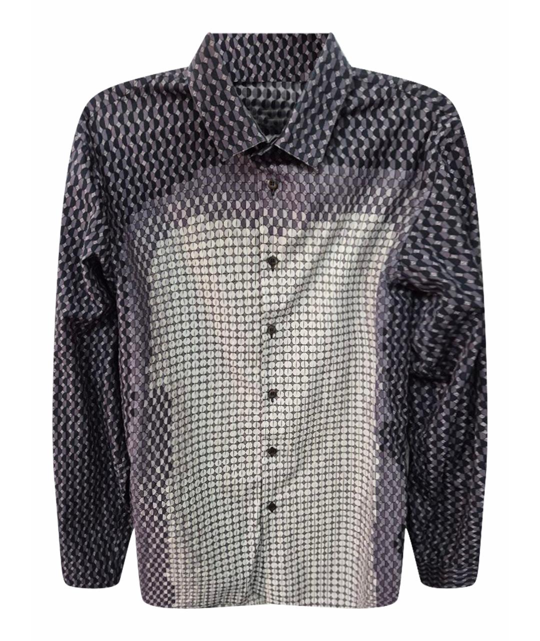 PRADA Черная хлопковая классическая рубашка, фото 1