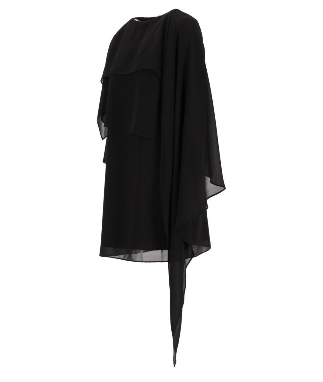 MM6 MAISON MARGIELA Черное полиэстеровое платье, фото 3