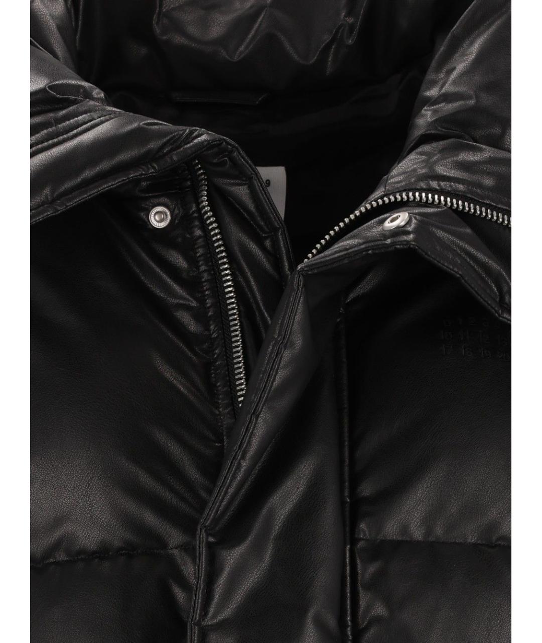 MM6 MAISON MARGIELA Черная вискозная куртка, фото 4