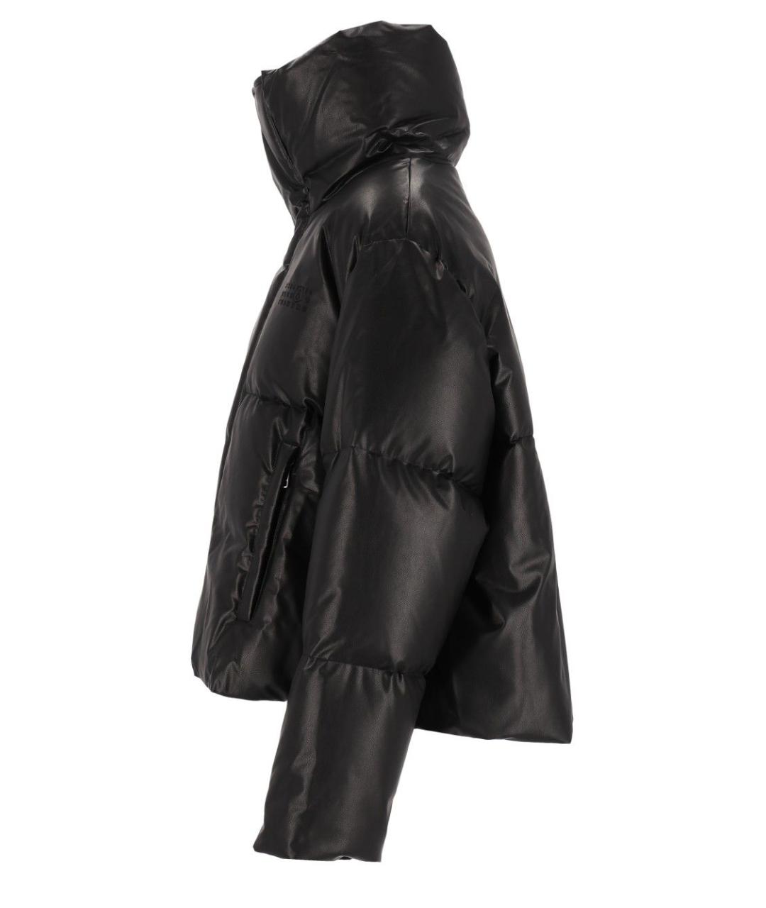 MM6 MAISON MARGIELA Черная вискозная куртка, фото 3