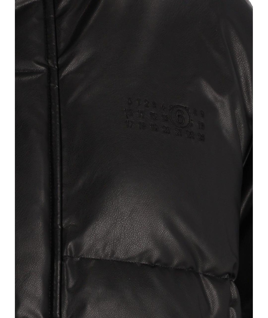 MM6 MAISON MARGIELA Черная вискозная куртка, фото 5