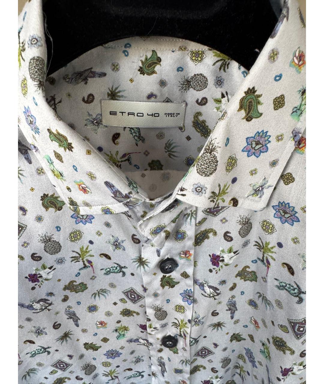 ETRO Мульти хлопковая кэжуал рубашка, фото 3