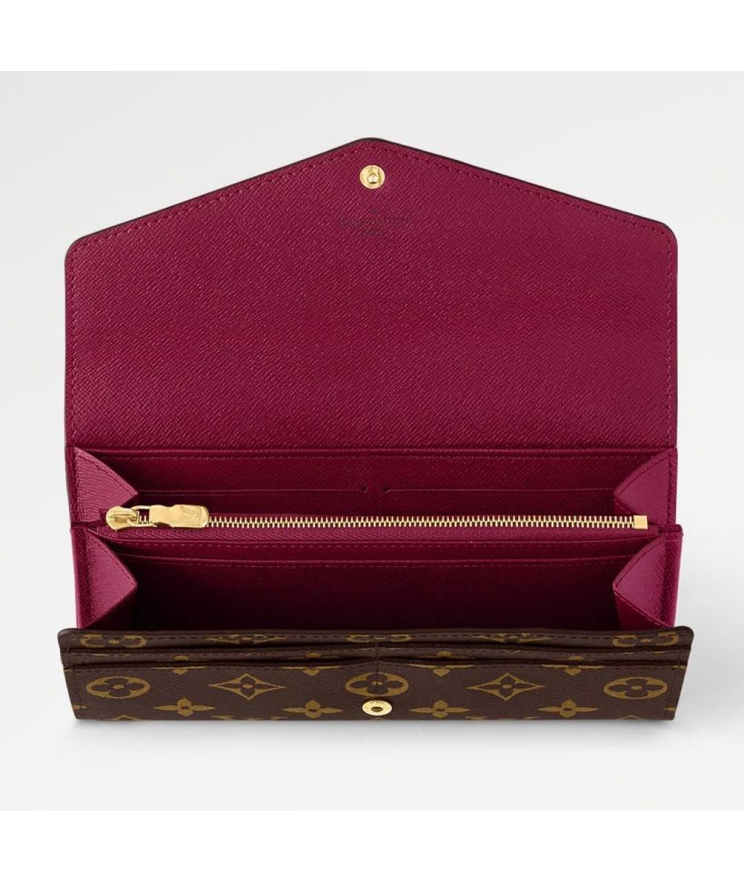 LOUIS VUITTON Коричневый кошелек, фото 2