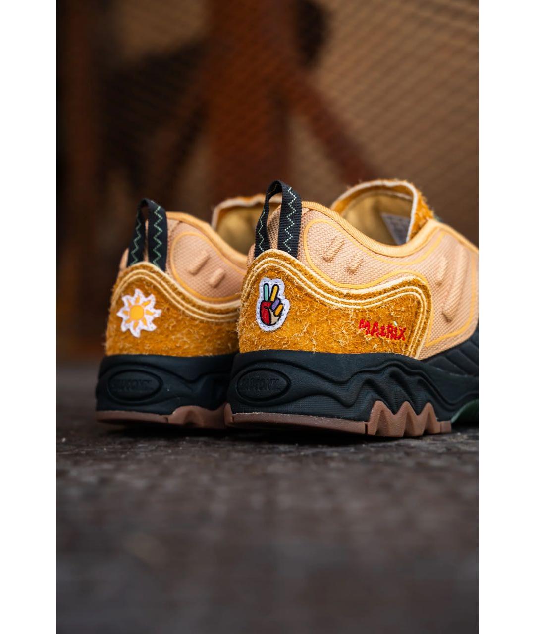 SAUCONY Горчичные замшевые низкие кроссовки / кеды, фото 4