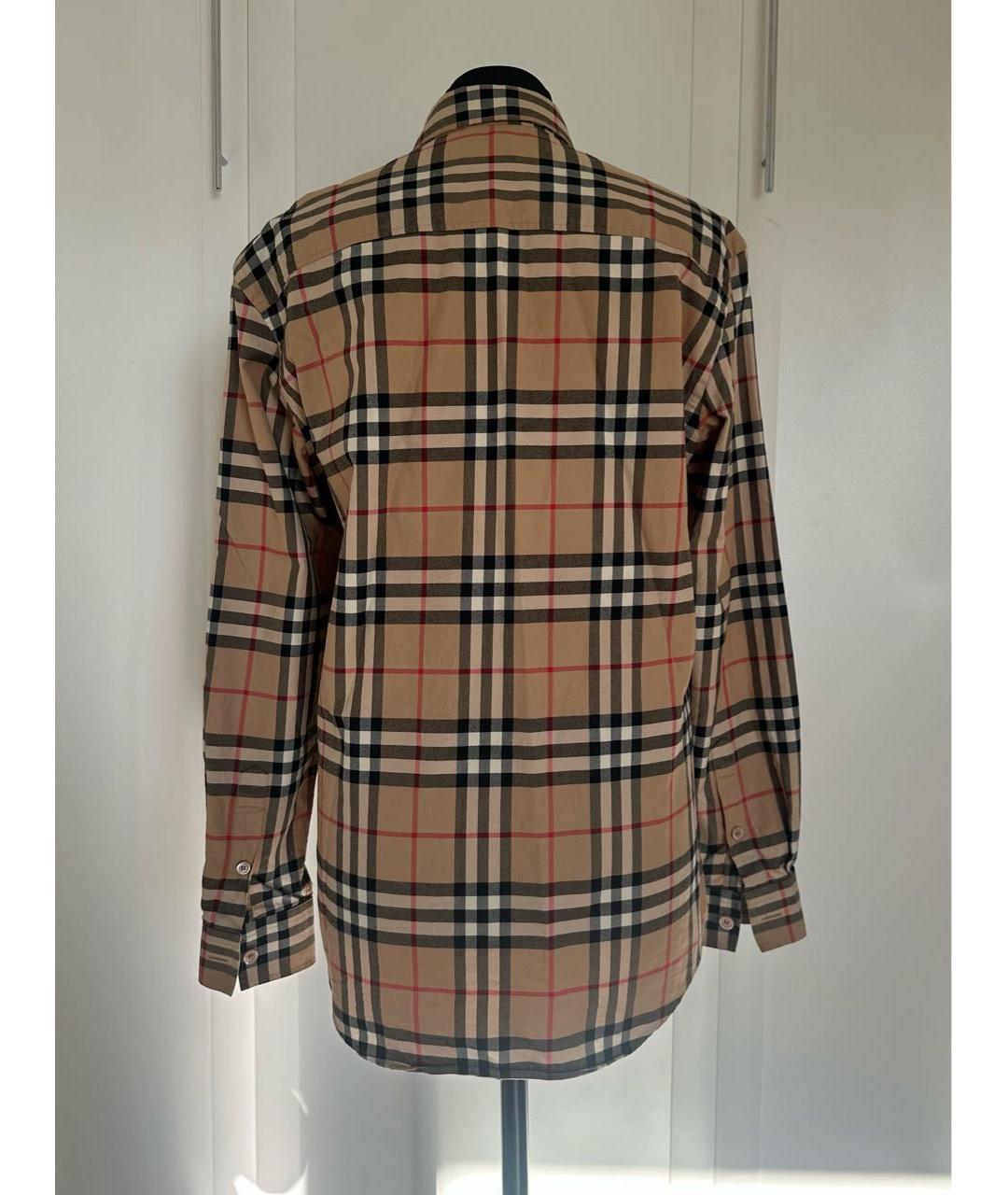 BURBERRY Мульти хлопковая кэжуал рубашка, фото 2